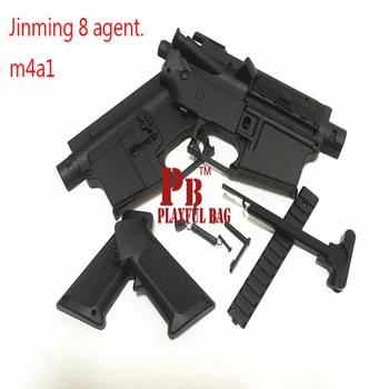 PB Igriv vrečko Gel žogo pištolo blaster jinming M4A1/ 8 generacije glavne dele telesa Brezplačno montažo suite