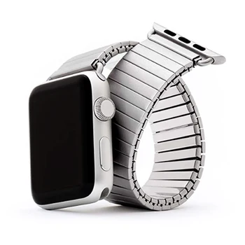 Elastičnost traku za apple watch band 44 42mm 40 mm 38 mm iwatch 5/4/3/2/1 povezavo zapestnica iz nerjavečega jekla watchband Dodatki