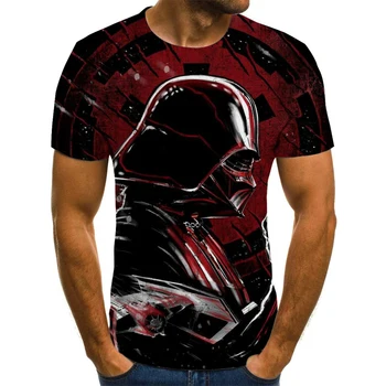 2020 Novo Črno Bojevnik T-shirt za Moške Poletne Black T-shirt Band Street Nositi Moške 3D Natisnjeni T-shirt je T-shirt tako kul
