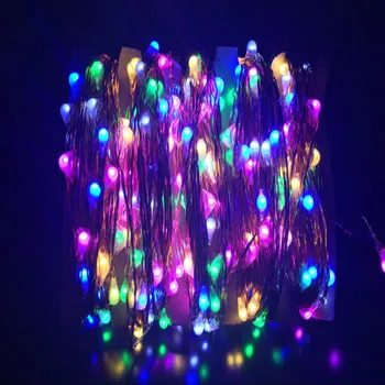 165Ft/50m 500 Led Toplo Bela Bakrene Žice LED Niz Zvezdnato Luči Pravljice lučke za božič wedding party na prostem dekoracijo