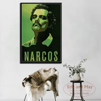 Pablo Escobar Vroče Znanih Umetnosti Slikarstva Letnik Platno Plakat Steno Doma Dekor