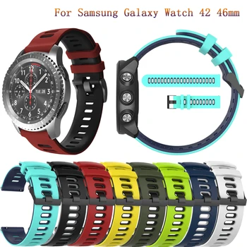 Correa Silikonski Trak za Samsung Galaxy Watch Active2 46mm 42mm Prestavi S3 Klasičnih in Obmejni Pas Watchband Zapestnica ремешок