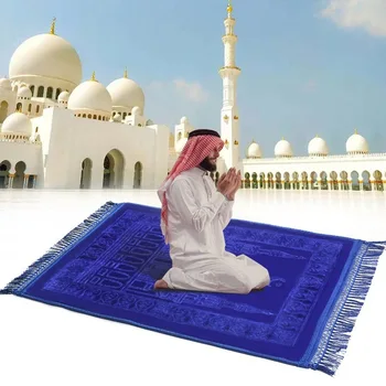 Debela Mehka Muslimanskih Islamskih Molitev Mat Salat Musallah Molitev Preprogo Molitev Preproge Tassel Dnevne Sobe Preproga Tapiserija