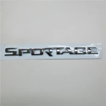 Beseda Sportage Povezan Avto Zadaj Prtljažnik ABS Chrome 3D Pismo Značko Emblem Z Lepilom Auto Rep tovarniška ploščica Nalepka