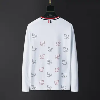 2020 Blagovne Znamke Moških Oblačil Grafične Srajce Jeseni Dolg Rokav Obleke Plus Velikost Homme Visoke Kakovosti Korejskem Slogu T Shirt Moda Vrhovi