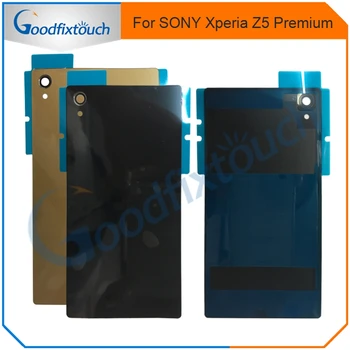 Za SONY XPERIA Z5 Premium Hrbtni Pokrovček Baterije Primeru Vrata, Zadnje Steklo Ohišje Plošča Za SONY Z5 Premium Z5P Pokrov Baterije