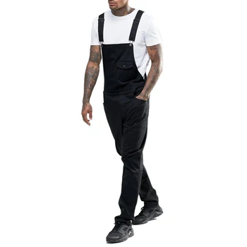 Najnovejši Prihoda Moških Priložnostne hlače z Oprsnikom Kombinezon Barva Jumpsuit Kavbojke Suspender Hlače Ulične Opreme Plus Velikost S-3XL