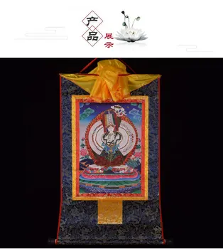 Kralj Bogastva Denar za risanje Thang-ss Thangka DOMA učinkovita Zaščita Tibera Buddhism Vaisravana Buda STENI Visi slikarstvo