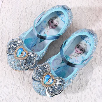 Disney dekleta čevlji jeseni novo otrok princesa čevlji deklica stopnji uspešnosti kristalno eno čevlji