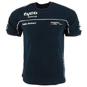 2019 Poletje Tyco Racing Team T-Shirt Za BMW moška Kratka motorno kolo, T-majice TAS Motorrad Motokros Motocikla Športni Dres