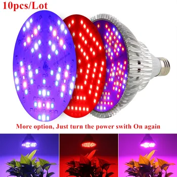 (10pcs/Veliko) Celoten Spekter 100W LED Grow Light IR UV Rastejo LED Lučka za Obrat v Zaprtih prostorih Hydroponics Toplogrednih Razsvetljavo Sprememba Barve
