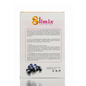 (30 kosov) Slimix hot chili hujšanje obliž staro različico prehrana pad izgubiti težo hitro gorijo maščobe učinkovito,