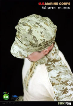 Vojak Oblačila sklop 1/6 USMC Forg Boj Oblačila Enotno Obleko Za 12