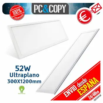 2 Paket LED Panel 52W 30x120 4680lm ultra-tanek vgradne Pravokotne bele svetlobe 300x1200