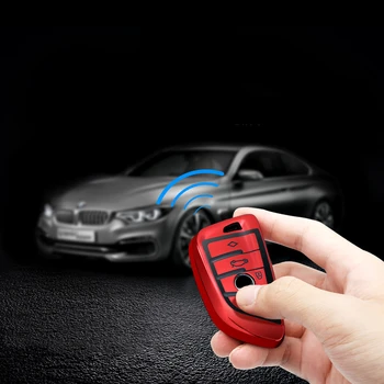 TPU Avto Ključ Primeru Kritje Za BMW X1 X3 X5 X6 Serije 1 2 5 7 F15 F16 E53 E70 E39 F10 F30 G30 Auto Smart Remote key Zaščitni Lupini