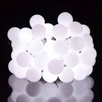 10M Pravljice Garland LED Žogo za Niz Luči Neprepustna za Božično Drevo Poroka Doma Notranjo Dekoracijo na Baterijski Pogon