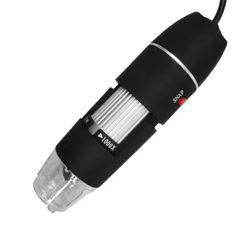 1000X 8 LED Digitalni USB Mikroskop Endoskop Kamera LED Mikroskopom Kovinsko Bazo Prenosni ročni Endoskop za Pregled