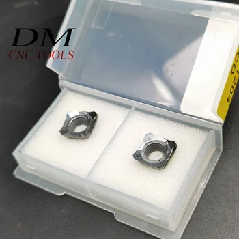 2pcs kvadratnih 45°SEHT1204 PCD diamantni rezkalni rezilo bakra in aluminija posebne ultra-high zaključek