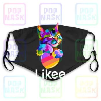 Anti Onesnaževanja Masko Likee App Likee Srce Mačka 2019 Kul, Zabavno Zamenljivi Filter Anti-PM2.5