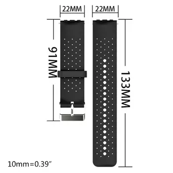 Unisex Mehko Silikonsko zapestnico športen Bedeti Trak za POLAR Vantage M Watch