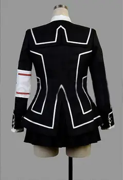 Vampire Knight Cosplay Kostum Yuki Cross Bela ali Črna Ženska Obleka protidopinškega