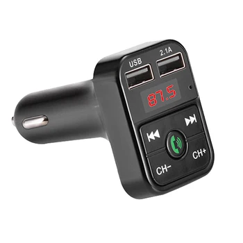 UKV-Oddajnik Brezžični Bluetooth Car Kit, Prostoročno uporabo v vozilu MP3 Zvok Predvajalnik Glasbe Dvojno USB Radio Modulator Komplet 2.1 Polnilnik USB
