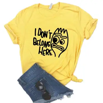 Sem Ne Spada sem Tiskanja Ženske tshirt Bombaž Hipster Smešno t-shirt Darilo Lady Yong Dekle Top Tee 6 Barvno Spusti Ladje ZY-501