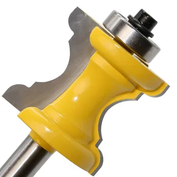 Novo 1PC 8 mm Kolenom Bullnose Noge Stolpec Obraz Modeliranje Usmerjevalnik Malo Za Lesnoobdelovalnih Orodja
