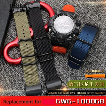 Najlon watch band adapter za gshock prirejena velika blato kralj GWG-1000-1A/A3/1A1GB/GG 24 mm watch band
