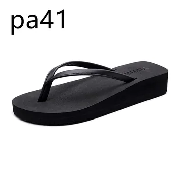 Flip-flops za ženske v poletje z debelimi podplati, anti-slip, clip-on sandali, sandale in sandale za beachside obrabe pa41