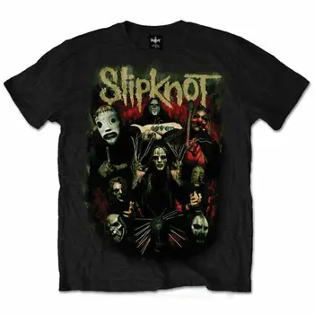Uradni Slipknot T Shirt Priti Igrajo Umirajo Moški Black Rock Metal Tee Unisex Novo