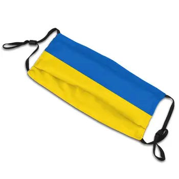 Zastavo Ukrajina Ponovno Natisnjen Usta Masko Proti Meglica Hladno Dokaz Pozimi zaščitni Pokrov Žarilna za Odrasle