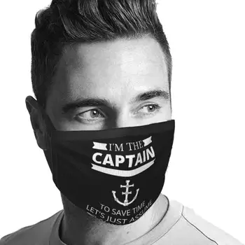 Kapitan Ladjo Za Oblikovanje Po Meri Masko Za Odrasle, Otroci Anti Prah Čoln Kapitan Ladje Ocean Jadranje Morju Pirat Pirati Vode
