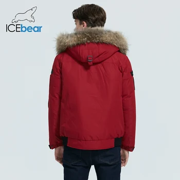 ICEbear 2020 Nove Zimske Moške Plašč Moda moška Oblačila Hooded Suknjič Znamke Oblačil MWD19626I