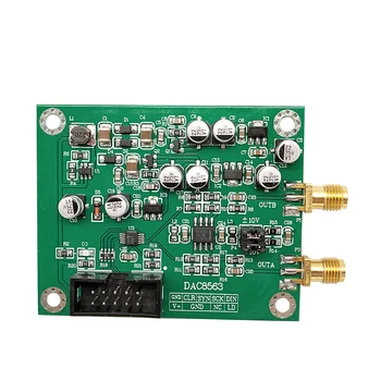 DAC8563 Digitalno-analogne Pretvorbe Pridobivanje Podatkov Modul Dvojno 16-bitni DAC Nastavljiv 10V