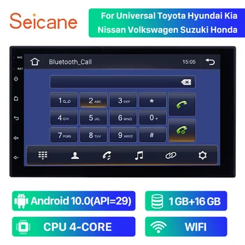 Seicane Android 10 Avto Radio, GPS, 2 din Multimedia Player Univerzalno 7