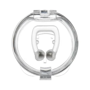Silikonski Magnetni Anti Smrčijo Sponka za Nos Ustaviti Smrčanje Spanja Pladenj Proti Smrčanje Posnetek Spalna Pomoči Apnea Stražar Noč Naprave z ohišjem
