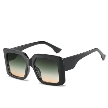 Oversize Kvadratnih sončna Očala Ženske Modni Retro Gradient sončna Očala 2020 Moških Modra Velik Okvir Očal Letnik Očala UV400