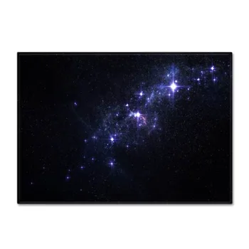 3D Galaxy Prostor Zvezde Preprogo, Dnevna Soba Dekoracijo Spalnica, Dnevna Soba mizico Preprogo Pad Mehko Žametno Velika Preproga in Preprogo