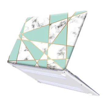Nov Trdi Lupini Laptop primeru za Apple MacBook Air Pro Retina 11 12 13 15 16 Palčni Anti-padec Laptop primeru z Marmorjem, Vzorec, Vrsto