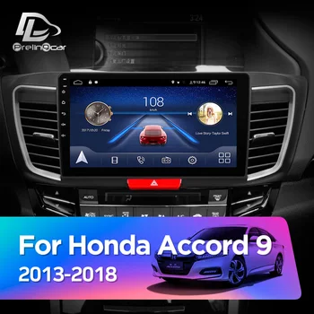 Prelingcar Android 10.0 ŠT DVD-2 Din avtoradio Večpredstavnostna Video Predvajalnik Navigacija GPS Za Honda Accord 9 2013-2019 Okta-Core IPS