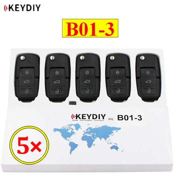 5pcs/veliko KEYDIY B series B01-3 3 gumb univerzalni daljinski upravljalnik za KD900 URG200 KD-X2 mini KD za ustvarjanje novih daljavo