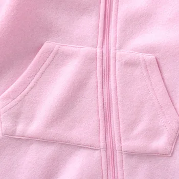 2020 Srčkan roza Barve otroška oblačila za dekleta Long Sleeve Hooded igralne obleke Nove Plezanje Pomlad Outwear igralne obleke 6m-24m dekleta obleke
