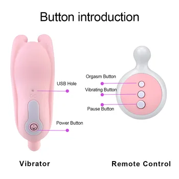OLO Nosljivi Vibrator Brezžični Daljinski Dildo, Vibrator Erotično Sex Igrače za Ženske Ženski Masturbator Klitoris Stimulator 10 Hitrosti