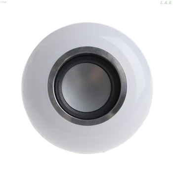 Brezžični Bluetooth Zvočnik Žarnice E27 LED RGB Svetloba, Glasba, Igranje Svetilka AC 90-265V 3000-6500K M05 dropship L29K