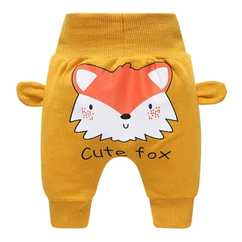 2020 Hlače za Malčke Baby Boy Hlače Risanka Srčkan Fox Ušesa Otrok Nositi Otroška Oblačila Rit Hlače Hlače Unisex