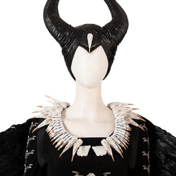 Gospodarica Zlo Maleficent Cosplay Kostum Angelina Jolie Kostume Krilo Pokrivala Halloween Oblačila, Pokrivala Custome Narejen