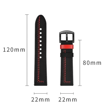 20 mm Usnje Watch Band za Huawei Watch GT2 42mm Šport Trak za Samsung Galaxy 42mm Active2 Prestavi S2 Watchband Zapestnica