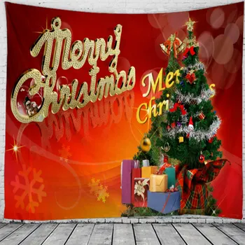 Weltexhome Božično Drevo Steni Visi Vesel Božič Tapiserija Za Dom Dekorativno Božično Darilo Tiskanja Tapiserije Plus Velikost