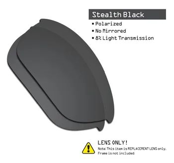 SmartVLT 3 Pari Polarizirana Sunglass Zamenjava Leč za Oakley Pol Suknjič 2.0 Stealth Black & Silver Titana & temno rumeno Rjava